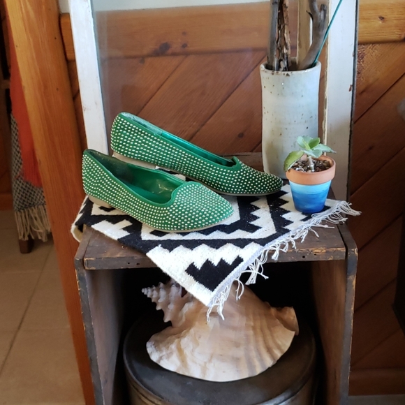 Shoe Dazzle Shoes - Embellished Flats